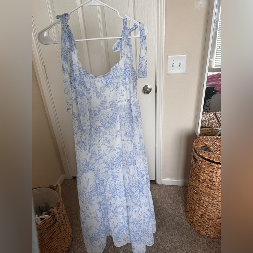 Lucy Paris Toile Midi Dress